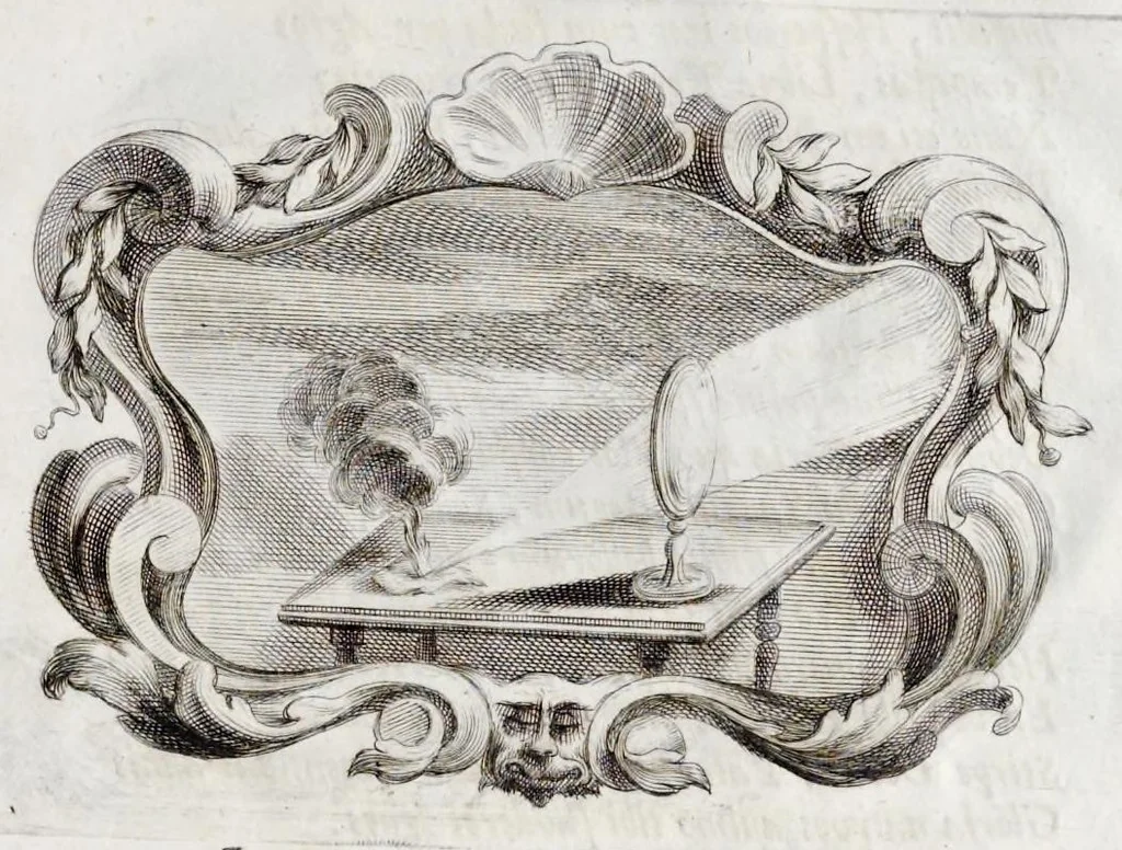 An illustration from Emin.mo ac Rev.mo Principi D. Alvaro e Soc. Jesu S. R. E. Cardinali Cienfuegos ..., 1726, leaf 14