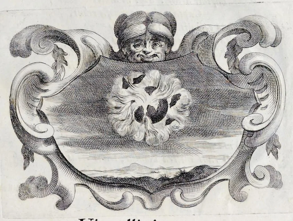 An illustration from Emin.mo ac Rev.mo Principi D. Alvaro e Soc. Jesu S. R. E. Cardinali Cienfuegos ..., 1726, leaf 18
