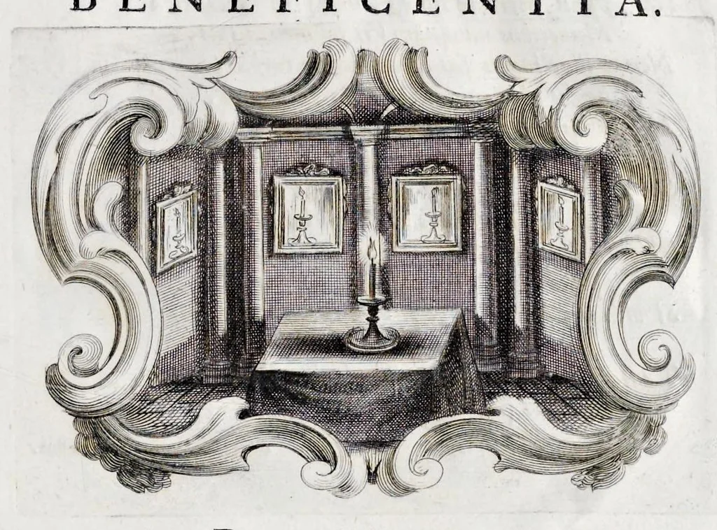 An illustration from Emin.mo ac Rev.mo Principi D. Alvaro e Soc. Jesu S. R. E. Cardinali Cienfuegos ..., 1726, leaf 20