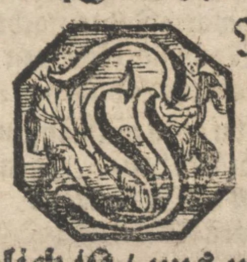 An illustration from Vernünfftige Gemühts-Beruhigung, oder, Kurze Lehr-Sätze wie die Begierden bey allen Begebenheiten vernünfftig und wol zu regieren, und die wahre Zufriedenheit zu befördern, 1684, leaf 43