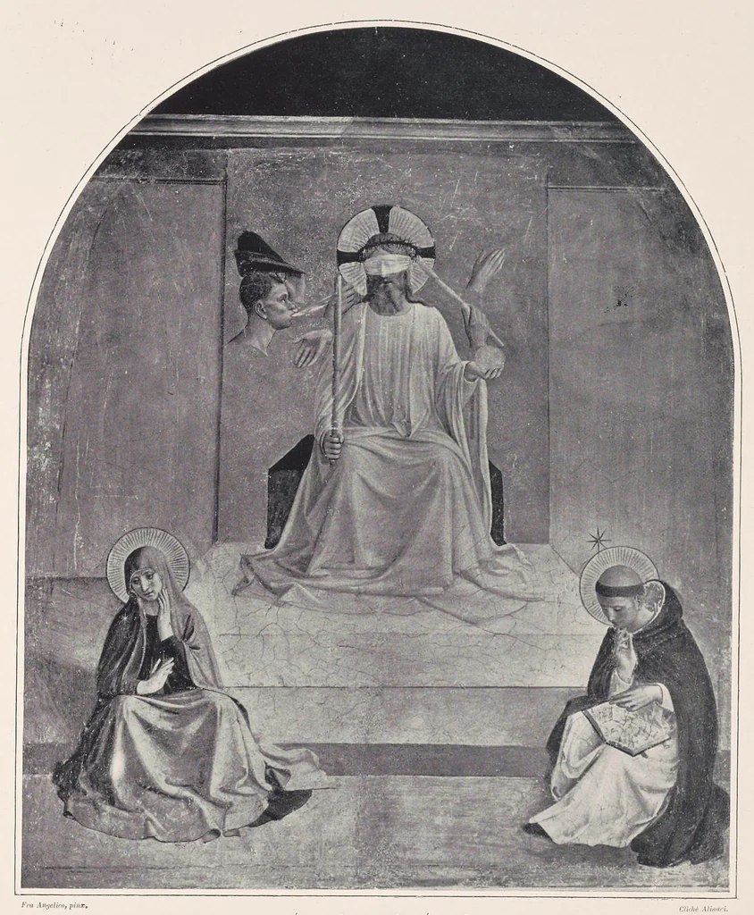 An illustration from Les saints évangiles : illustrations d'apres les maitres des XIVe, XVe, & XVIe siècles, 1899, leaf 186
