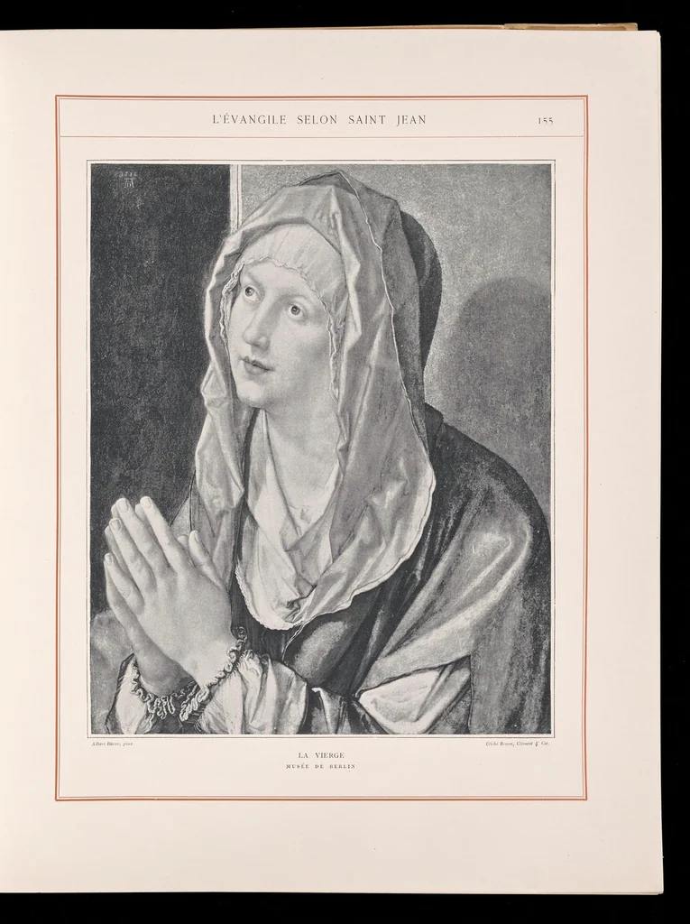 An illustration from Les saints évangiles : illustrations d'apres les maitres des XIVe, XVe, & XVIe siècles, 1899, leaf 198