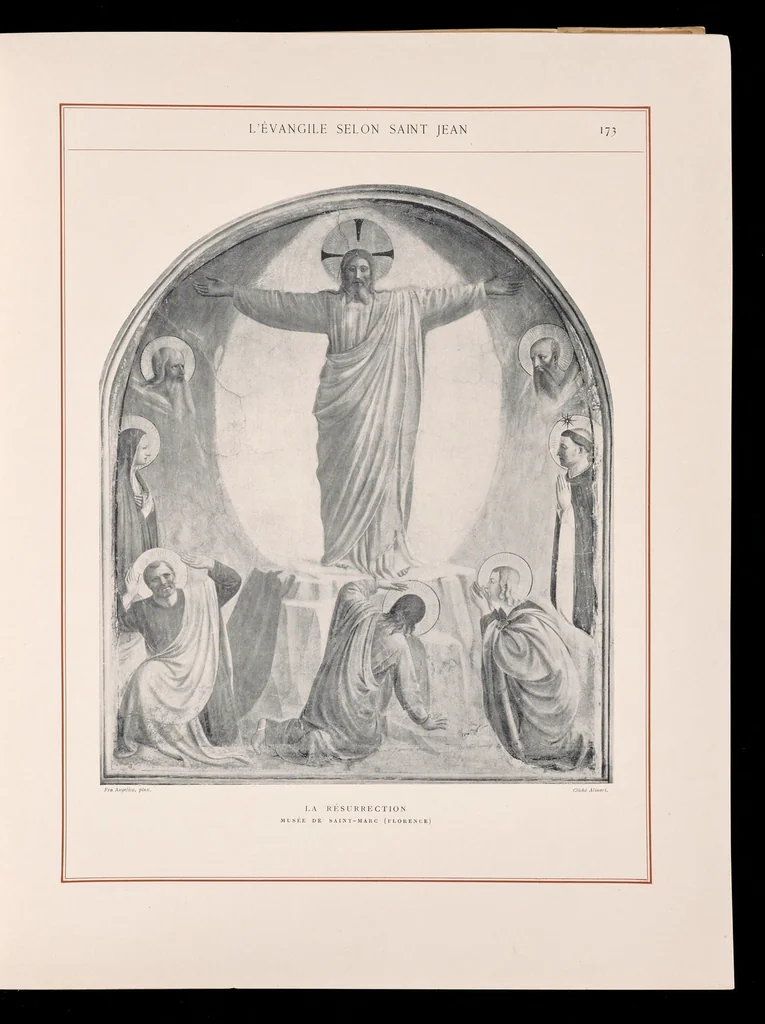 An illustration from Les saints évangiles : illustrations d'apres les maitres des XIVe, XVe, & XVIe siècles, 1899, leaf 222