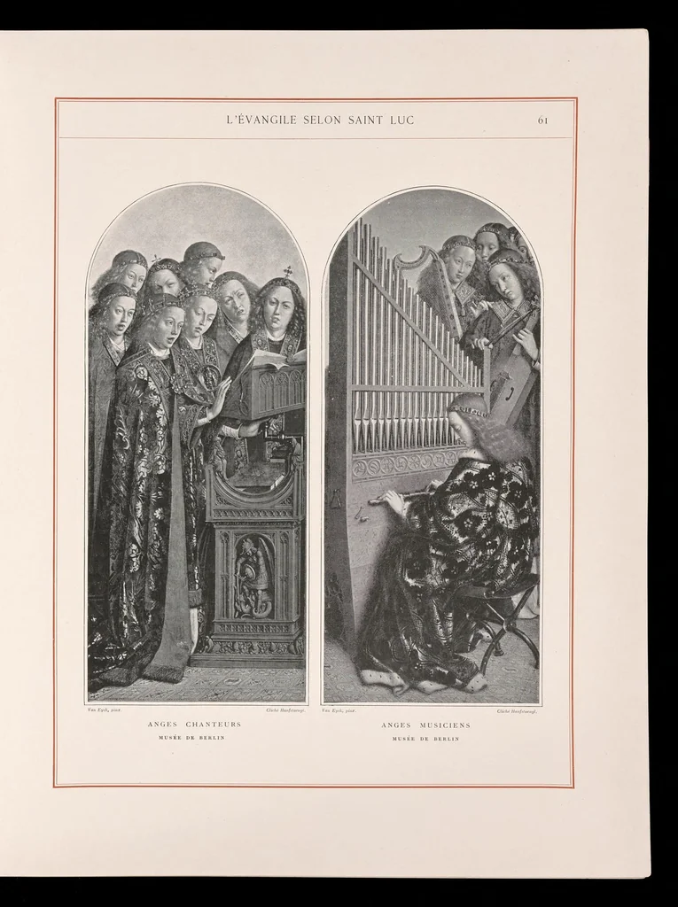 An illustration from Les saints évangiles : illustrations d'apres les maitres des XIVe, XVe, & XVIe siècles, 1899, leaf 80