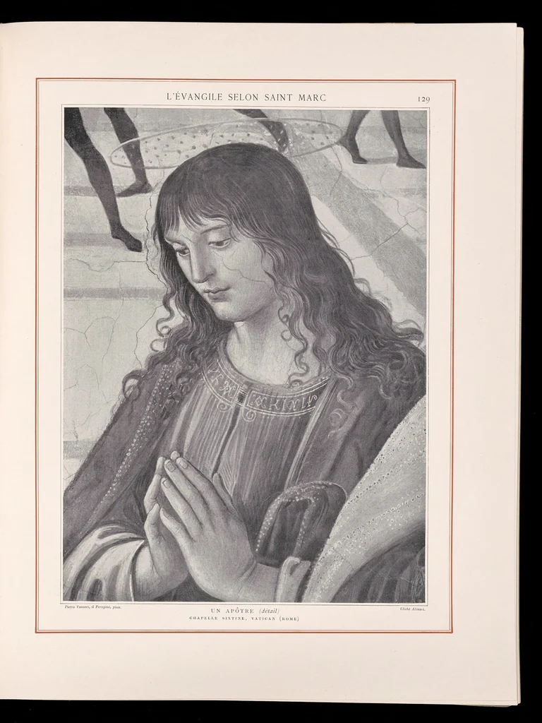 An illustration from Les saints évangiles : illustrations d'apres les maitres des XIVe, XVe, & XVIe siècles, 1899, leaf 168