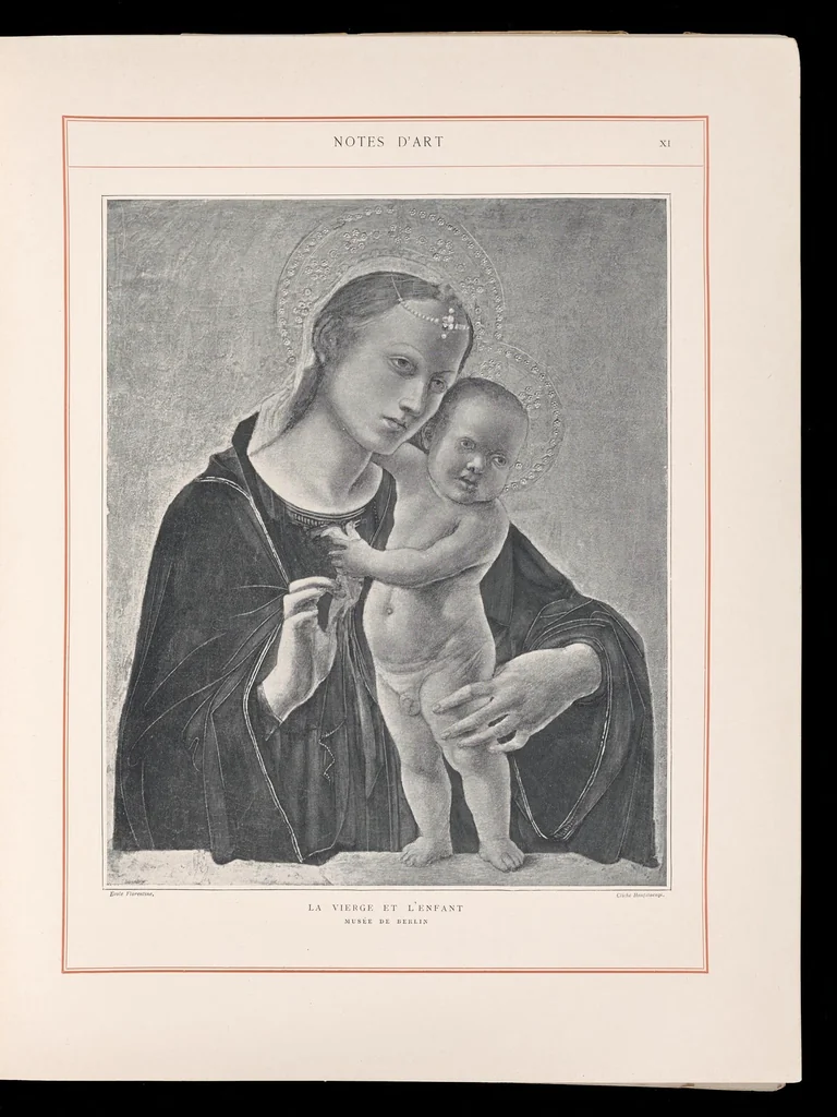 An illustration from Les saints évangiles : illustrations d'apres les maitres des XIVe, XVe, & XVIe siècles, 1899, leaf 206