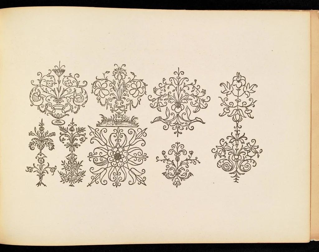 An illustration from Andreas Bretschneider's neues Modelbuch 1619, 1892, leaf 104