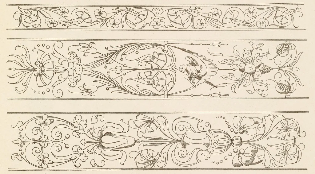 An illustration from Andreas Bretschneider's neues Modelbuch 1619, 1892, leaf 46