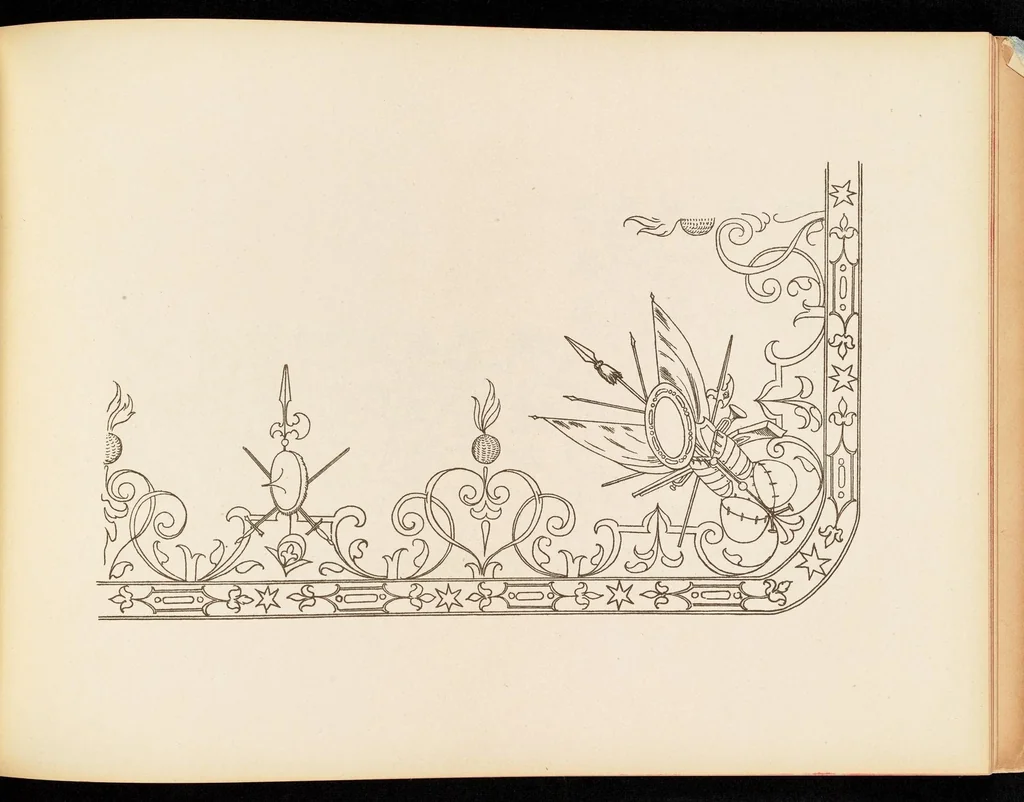 An illustration from Andreas Bretschneider's neues Modelbuch 1619, 1892, leaf 80