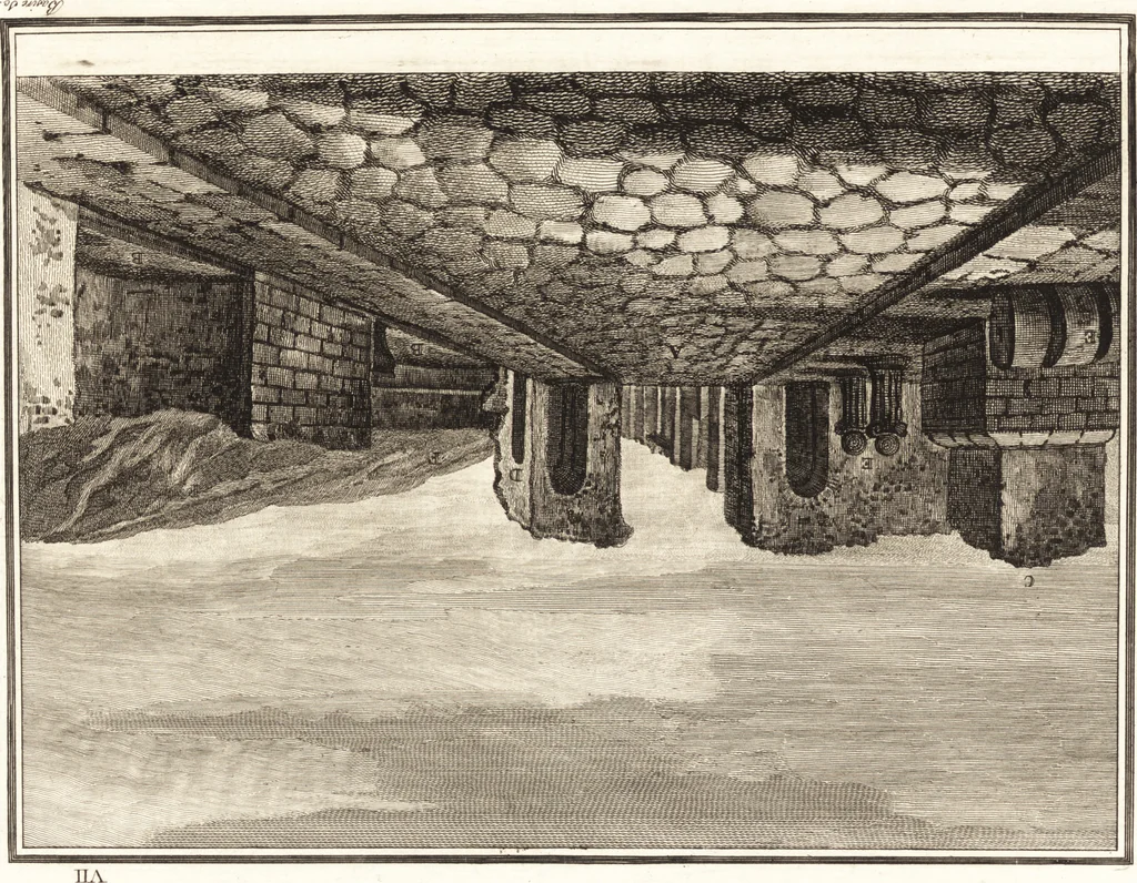 An illustration from Account of the discoveries at Pompeii : communicated to the Society of Antiquaries of London, 1777, leaf 35
