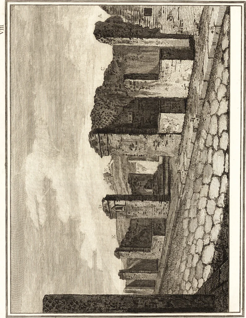 An illustration from Account of the discoveries at Pompeii : communicated to the Society of Antiquaries of London, 1777, leaf 38