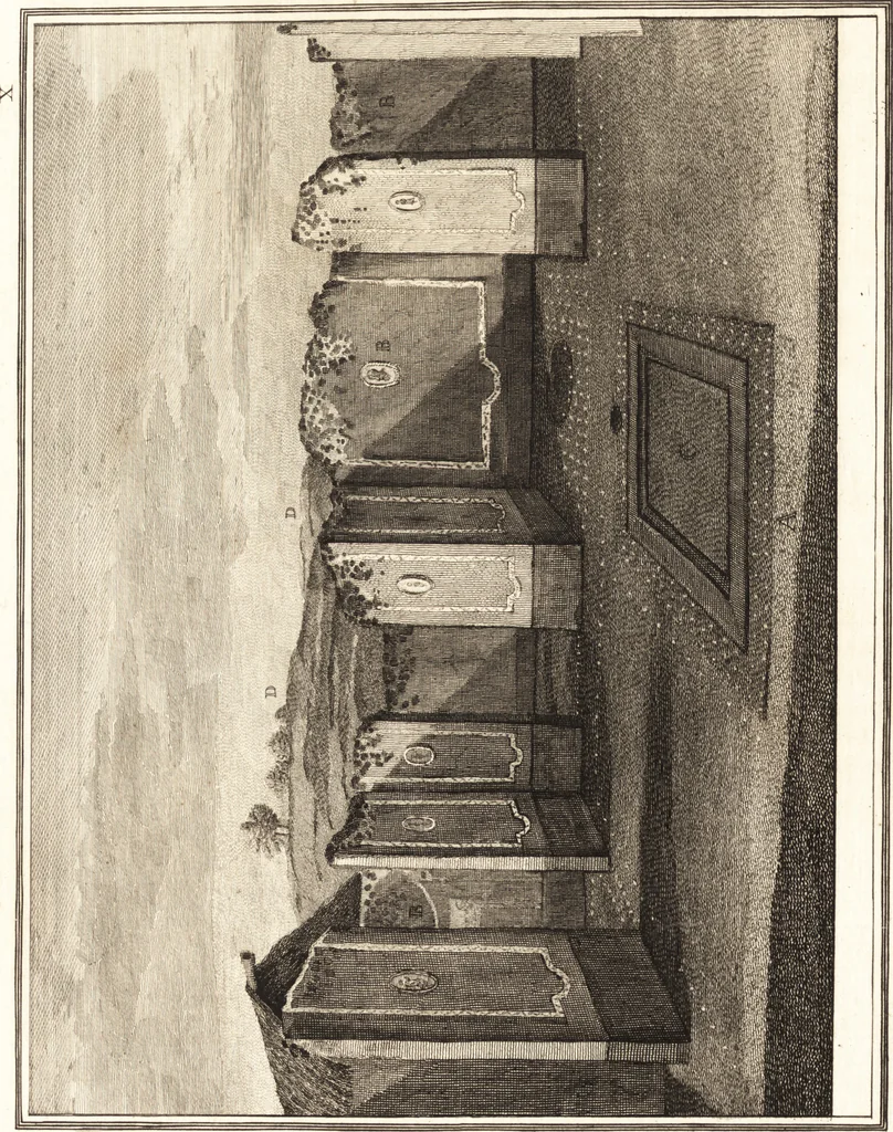 An illustration from Account of the discoveries at Pompeii : communicated to the Society of Antiquaries of London, 1777, leaf 43