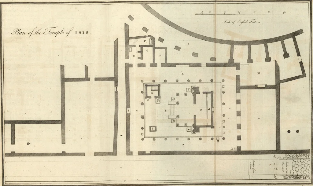 An illustration from Account of the discoveries at Pompeii : communicated to the Society of Antiquaries of London, 1777, leaf 52