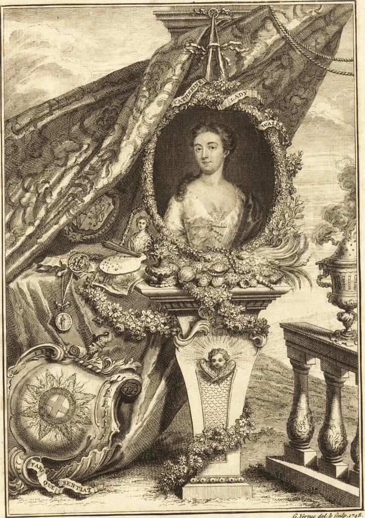 An illustration from Aedes Walpolianae, or, A description of the collection of pictures at Houghton-Hall in Norfolk, the seat of the Right Honourable Sir Robert Walpole, Earl of Orford, 1767, leaf 8