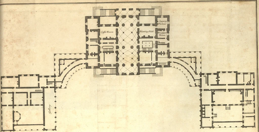 An illustration from Aedes Walpolianae, or, A description of the collection of pictures at Houghton-Hall in Norfolk, the seat of the Right Honourable Sir Robert Walpole, Earl of Orford, 1767, leaf 160