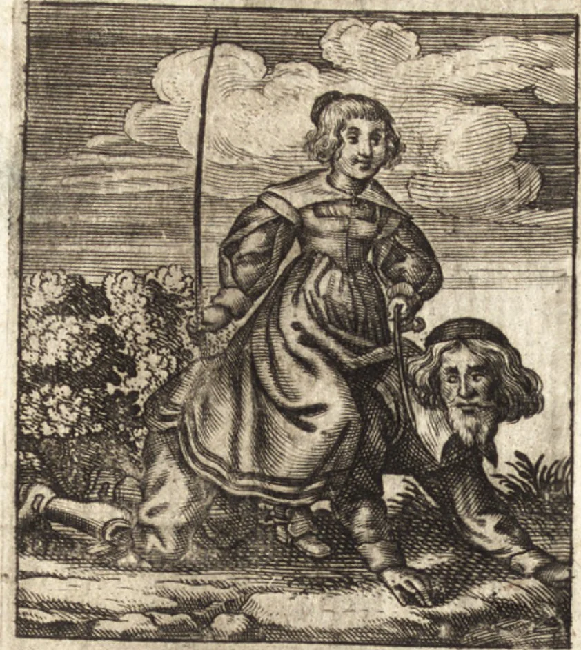 An illustration from Aegidii Albertini Hirnschleiffer, 1645, leaf 159