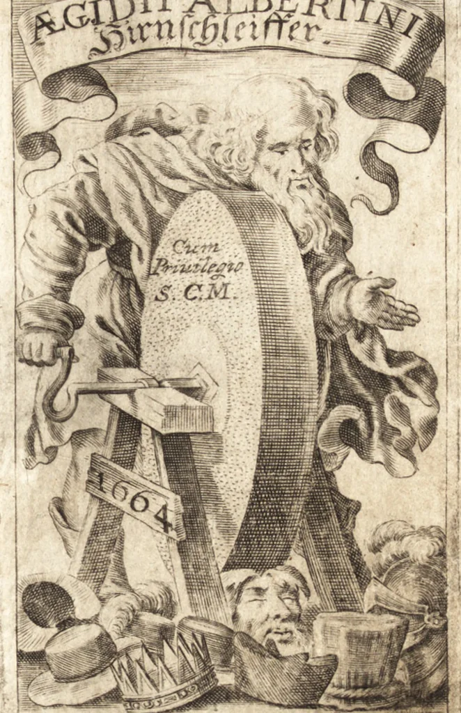 An illustration from Aegidii Albertini Hirnschleiffer, 1645, leaf 4