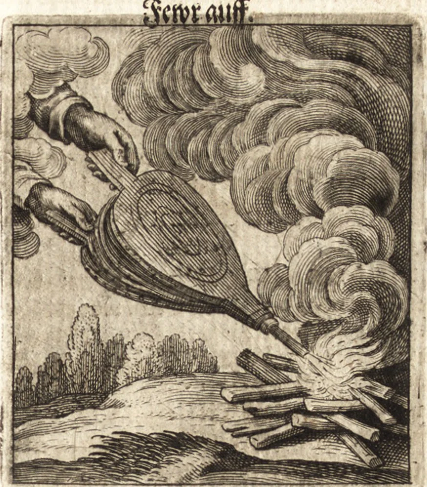 An illustration from Aegidii Albertini Hirnschleiffer, 1645, leaf 430