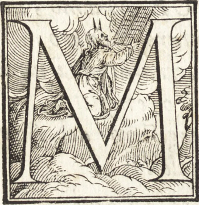 An illustration from Alcvne composizioni di diversi avtori in lode del ritratto della Sabina. Scolpito in marmo dall'eccellentissimo m. Giouanni Bologna, posto nella piazza del serenissimo gran duca di Toscana, 1583, leaf 19