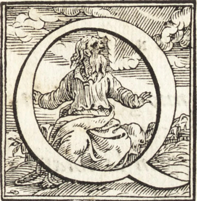 An illustration from Alcvne composizioni di diversi avtori in lode del ritratto della Sabina. Scolpito in marmo dall'eccellentissimo m. Giouanni Bologna, posto nella piazza del serenissimo gran duca di Toscana, 1583, leaf 20