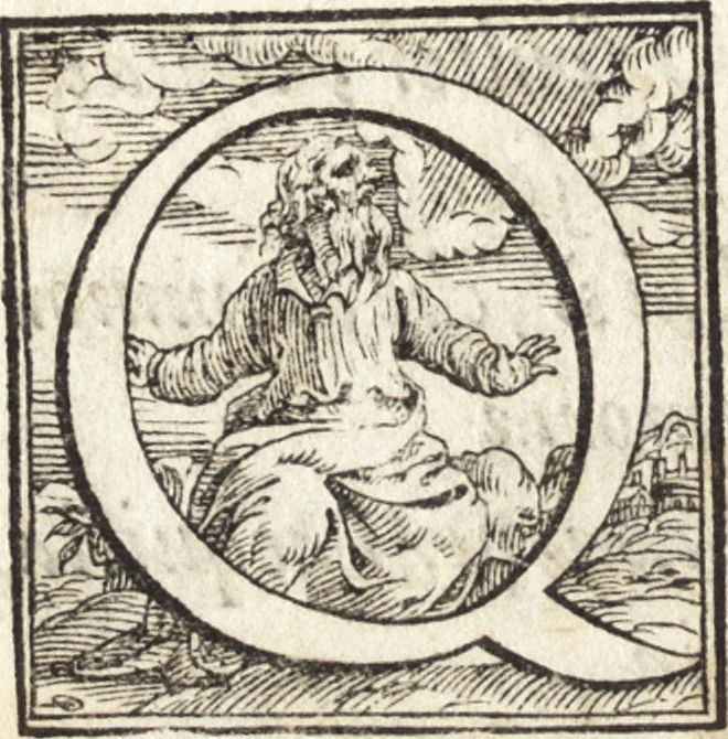 An illustration from Alcvne composizioni di diversi avtori in lode del ritratto della Sabina. Scolpito in marmo dall'eccellentissimo m. Giouanni Bologna, posto nella piazza del serenissimo gran duca di Toscana, 1583, leaf 33