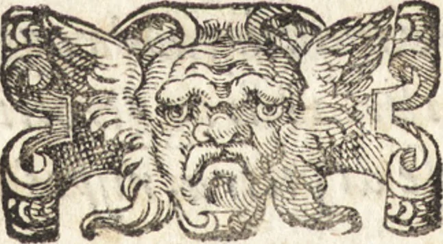 An illustration from Alcvne composizioni di diversi avtori in lode del ritratto della Sabina. Scolpito in marmo dall'eccellentissimo m. Giouanni Bologna, posto nella piazza del serenissimo gran duca di Toscana, 1583, leaf 37