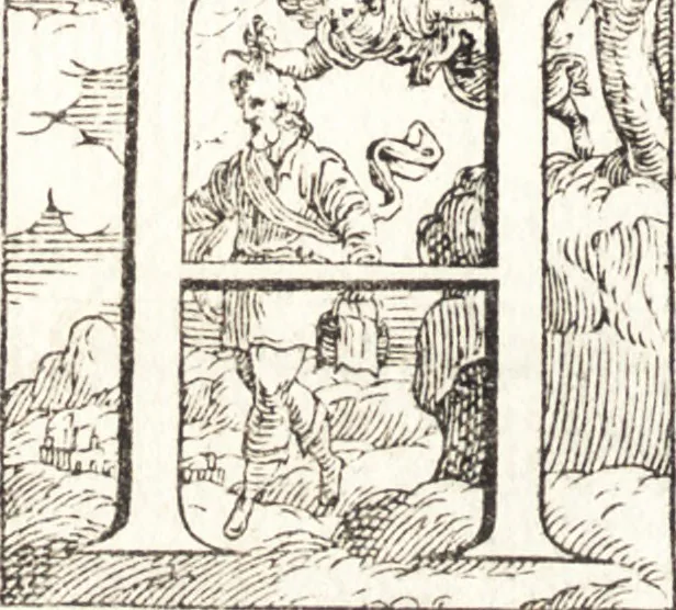 An illustration from Alcvne composizioni di diversi avtori in lode del ritratto della Sabina. Scolpito in marmo dall'eccellentissimo m. Giouanni Bologna, posto nella piazza del serenissimo gran duca di Toscana, 1583, leaf 61