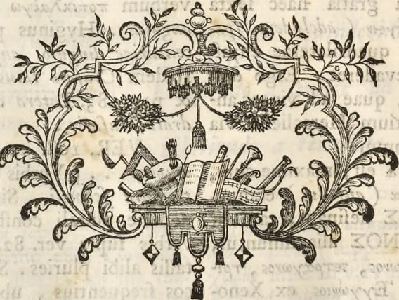 An illustration from Alexii Symmachi Mazochii Neapolit. ecclesiae canonici, regii sacrae scripturae interpretis Commentariorvm in Regii Hercvlanensis Mvsei aeneas Tabvlas heracleenses pars I[-II] .., 1754, leaf 317
