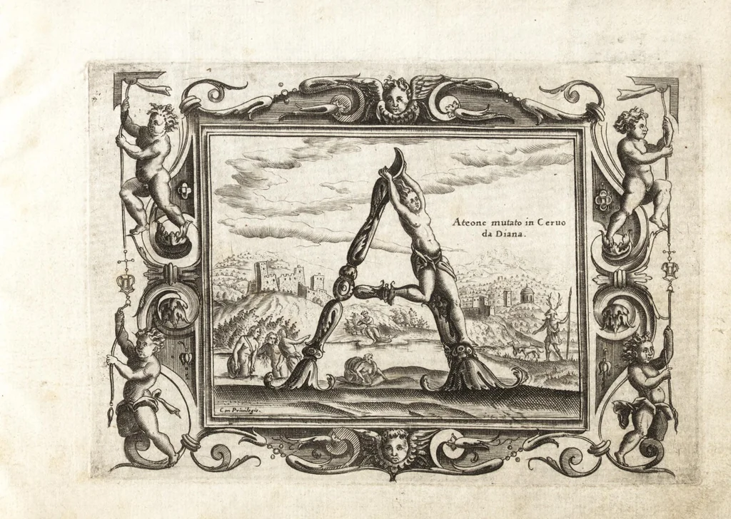 An illustration from [Alphabeto], 1570, leaf 8