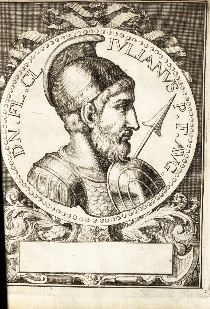 An illustration from Ammiani Marcellini Rerum gestarum qui de XXXI supersunt, libri XVIII, 1693, leaf 188