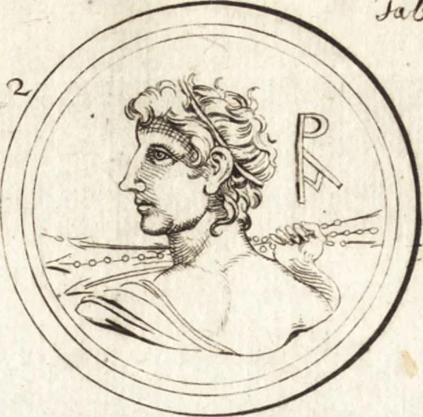 An illustration from Ammiani Marcellini Rerum gestarum qui de XXXI supersunt, libri XVIII, 1693, leaf 40