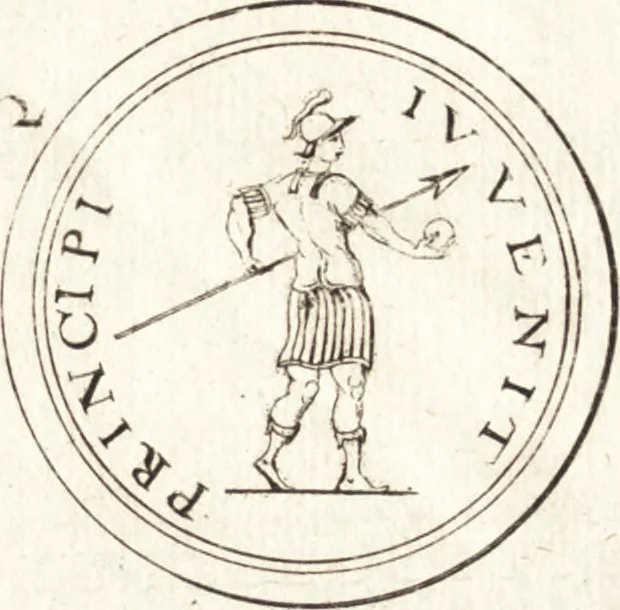An illustration from Ammiani Marcellini Rerum gestarum qui de XXXI supersunt, libri XVIII, 1693, leaf 46