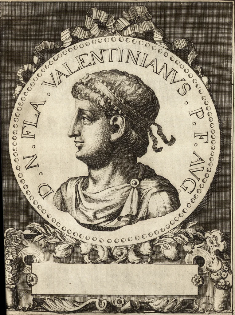 An illustration from Ammiani Marcellini Rerum gestarum qui de XXXI supersunt, libri XVIII, 1693, leaf 582