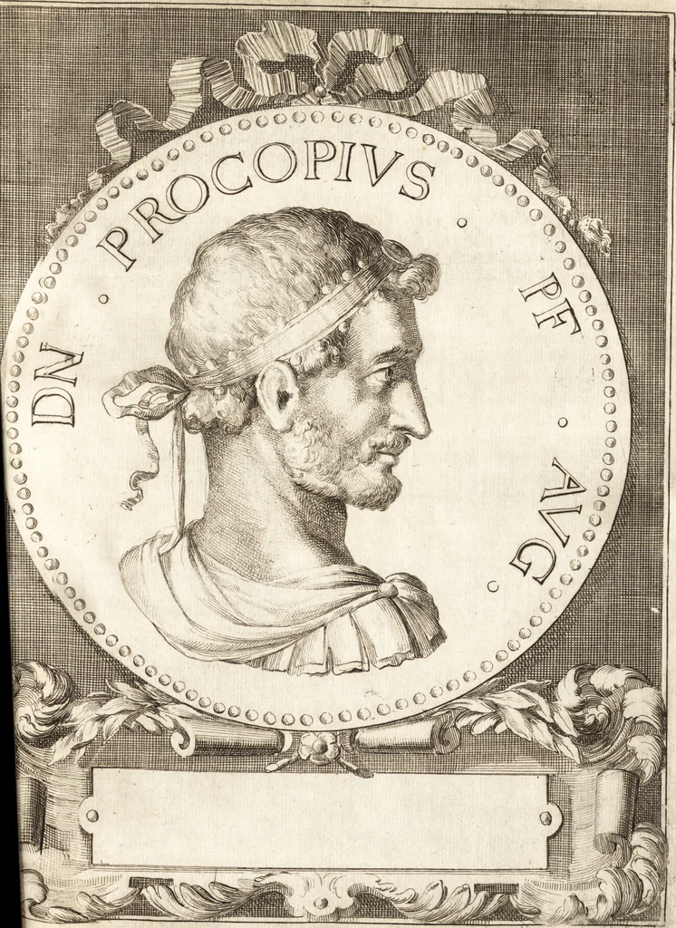 An illustration from Ammiani Marcellini Rerum gestarum qui de XXXI supersunt, libri XVIII, 1693, leaf 600