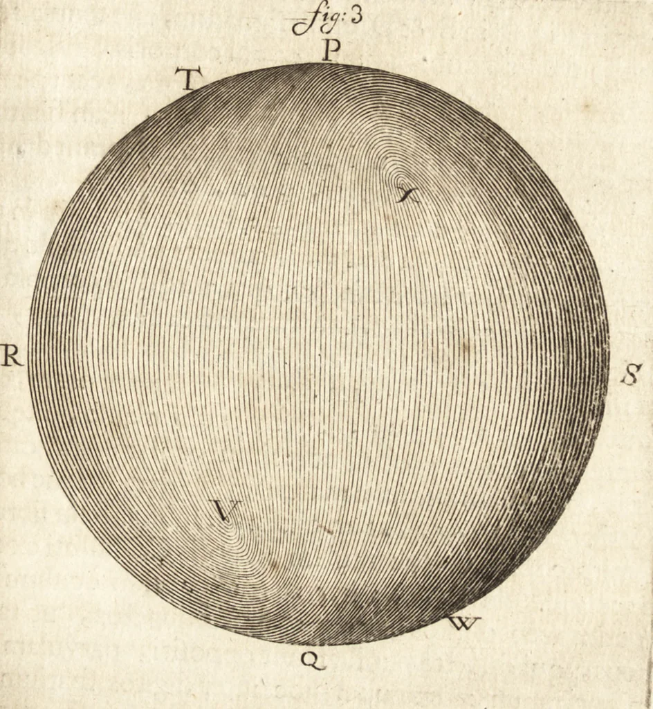 An illustration from Arcana naturae detecta, 1695, leaf 96