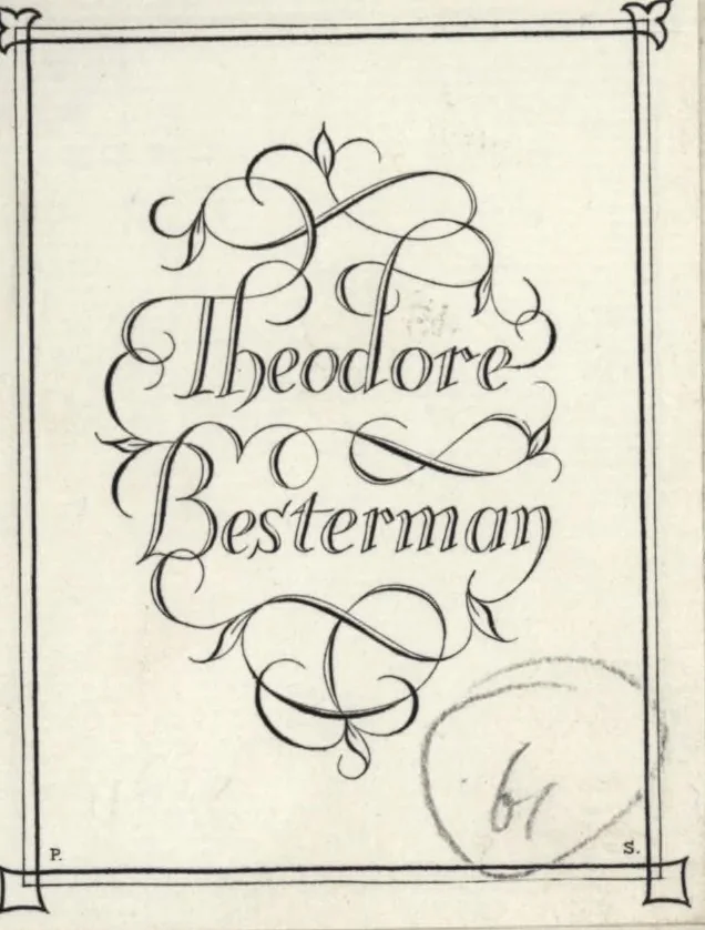 An illustration from Ars pictoria : or, An academy treating of drawing, painting, limning and etching : to which are added thirty copper plates expressing the choicest, nearest, and most exact grounds and rules of symmetry, 1669, leaf 1