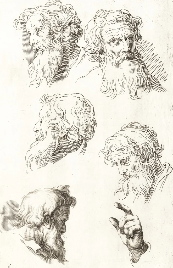 An illustration from Ars pictoria : or, An academy treating of drawing, painting, limning and etching : to which are added thirty copper plates expressing the choicest, nearest, and most exact grounds and rules of symmetry, 1669, leaf 132