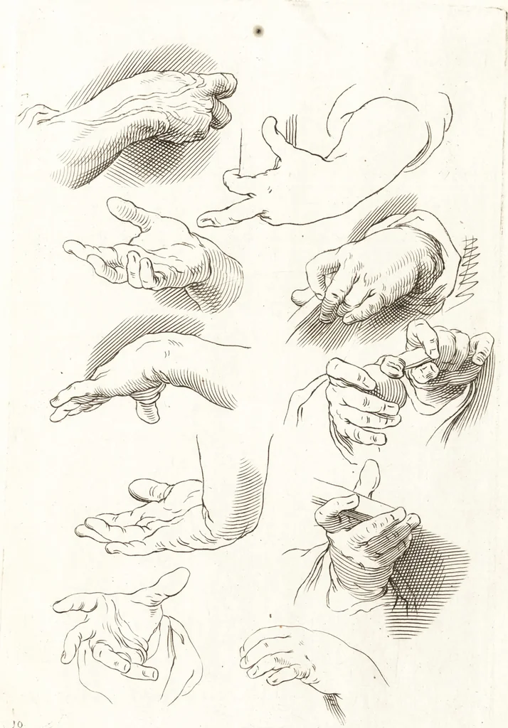 An illustration from Ars pictoria : or, An academy treating of drawing, painting, limning and etching : to which are added thirty copper plates expressing the choicest, nearest, and most exact grounds and rules of symmetry, 1669, leaf 140