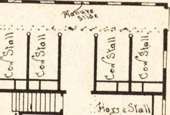 An illustration from Artistic dwellings : giving views, floor plans and estimates of cost of many house and cottage designs, costing from $600 up, designed and selected with especial reference to economy in building and convenience of arrangement, 1893, leaf 122