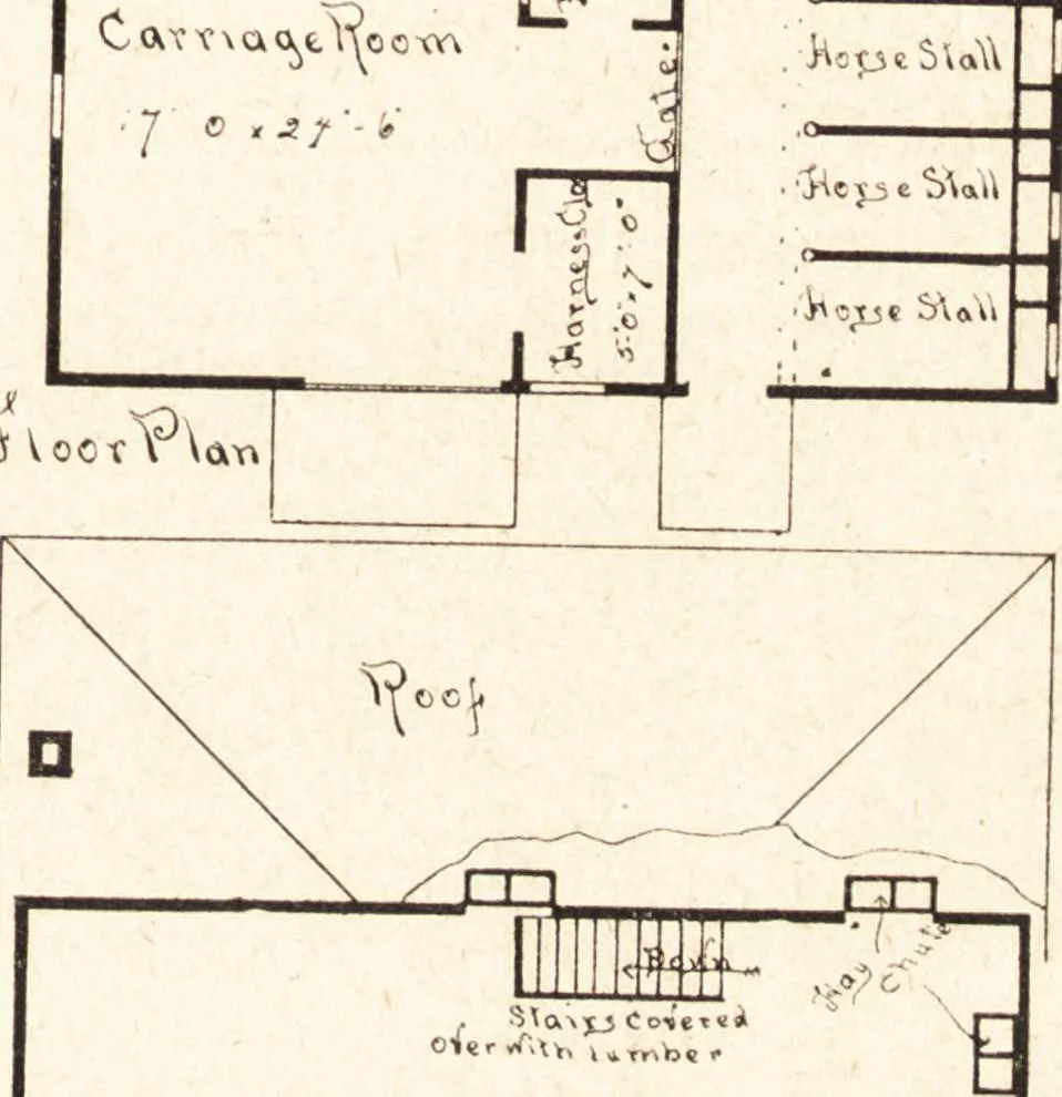An illustration from Artistic dwellings : giving views, floor plans and estimates of cost of many house and cottage designs, costing from $600 up, designed and selected with especial reference to economy in building and convenience of arrangement, 1893, leaf 122