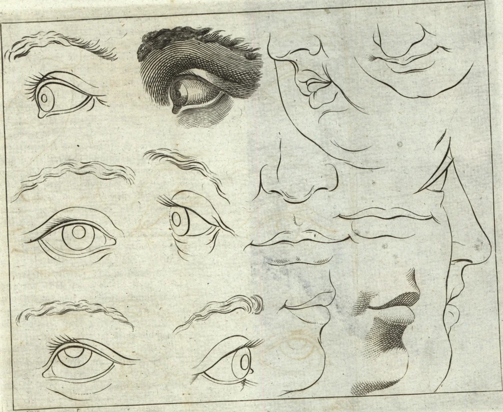 An illustration from The artist's assistant, or, School of science : forming a practical introduction to the polite arts, in painting, drawing, designing, perspective, engraving, colouring, &c. : with ample directions for japanning, enamelling, gilding, silvering, lacquering, &c. : and a valuable selection of miscellaneous secrets : illustrated with plates, 1803, leaf 26