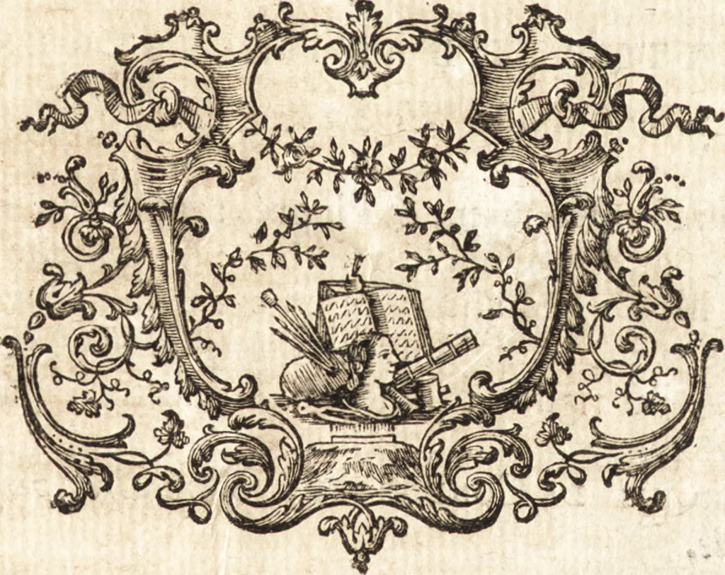 An illustration from Astronomie, 1771, leaf 812