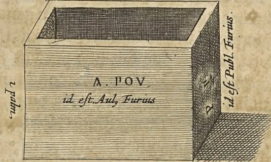 An illustration from Athanasii Kircheri è Soc. Jesu Latium, id est, Nova & parallela Latii tum veteris tum novi descriptio : qua quaecunque vel natura, vel veterum Romanorum ingenium admiranda effecit, geographico-historico-physico ratiocinio, juxta rerum gestarum, temporumque seriem exponitur & enucleatur, 1671, leaf 122