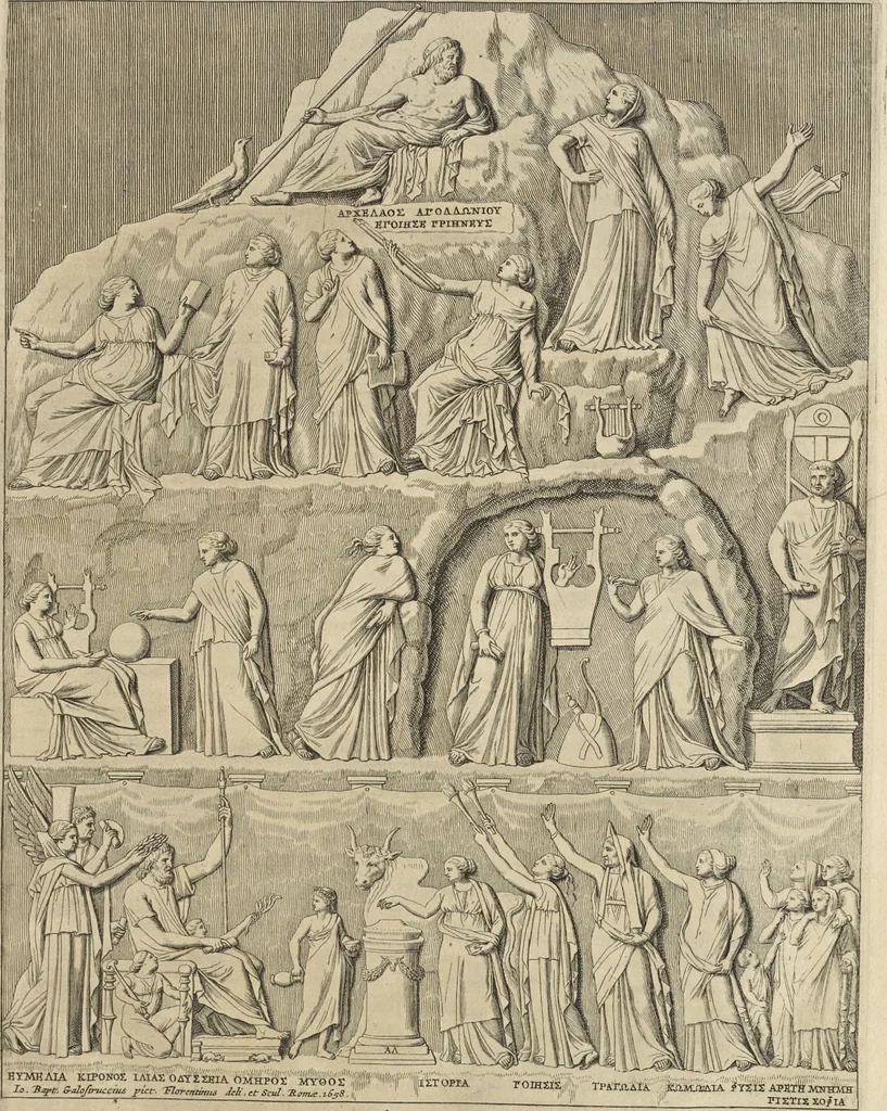 An illustration from Athanasii Kircheri è Soc. Jesu Latium, id est, Nova & parallela Latii tum veteris tum novi descriptio : qua quaecunque vel natura, vel veterum Romanorum ingenium admiranda effecit, geographico-historico-physico ratiocinio, juxta rerum gestarum, temporumque seriem exponitur & enucleatur, 1671, leaf 140