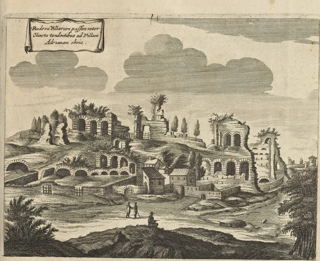 An illustration from Athanasii Kircheri è Soc. Jesu Latium, id est, Nova & parallela Latii tum veteris tum novi descriptio : qua quaecunque vel natura, vel veterum Romanorum ingenium admiranda effecit, geographico-historico-physico ratiocinio, juxta rerum gestarum, temporumque seriem exponitur & enucleatur, 1671, leaf 226