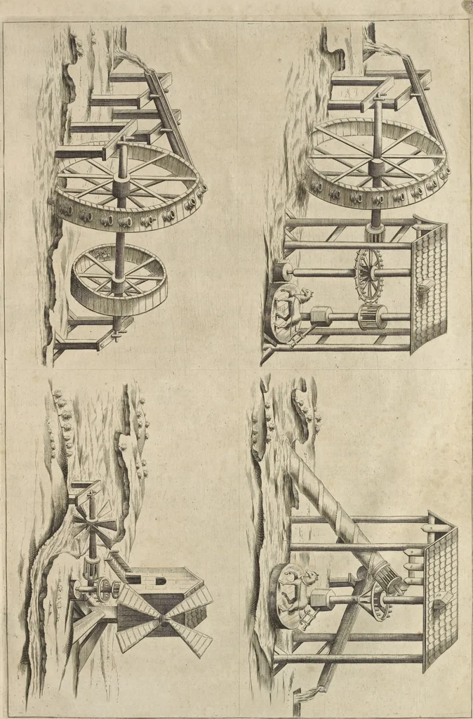 An illustration from Athanasii Kircheri è Soc. Jesu Latium, id est, Nova & parallela Latii tum veteris tum novi descriptio : qua quaecunque vel natura, vel veterum Romanorum ingenium admiranda effecit, geographico-historico-physico ratiocinio, juxta rerum gestarum, temporumque seriem exponitur & enucleatur, 1671, leaf 364