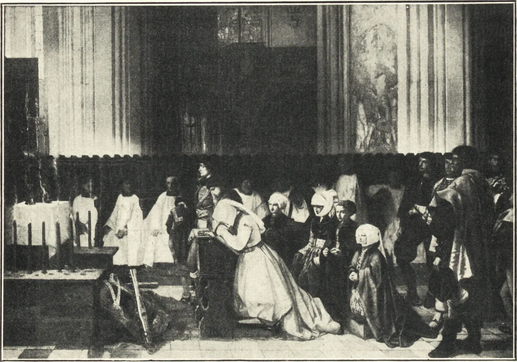 An illustration from Belgische Kunst des 19. Jahrhunderts, 1906, leaf 112