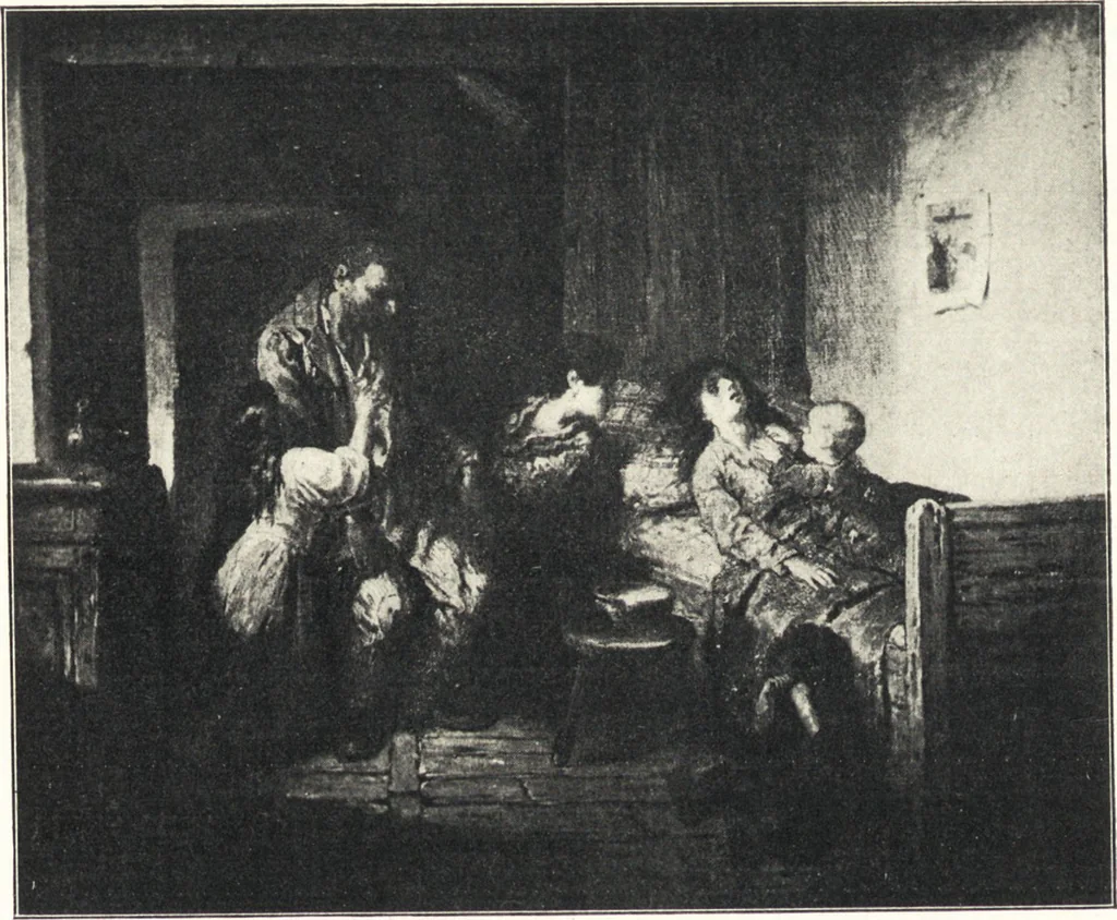 An illustration from Belgische Kunst des 19. Jahrhunderts, 1906, leaf 113