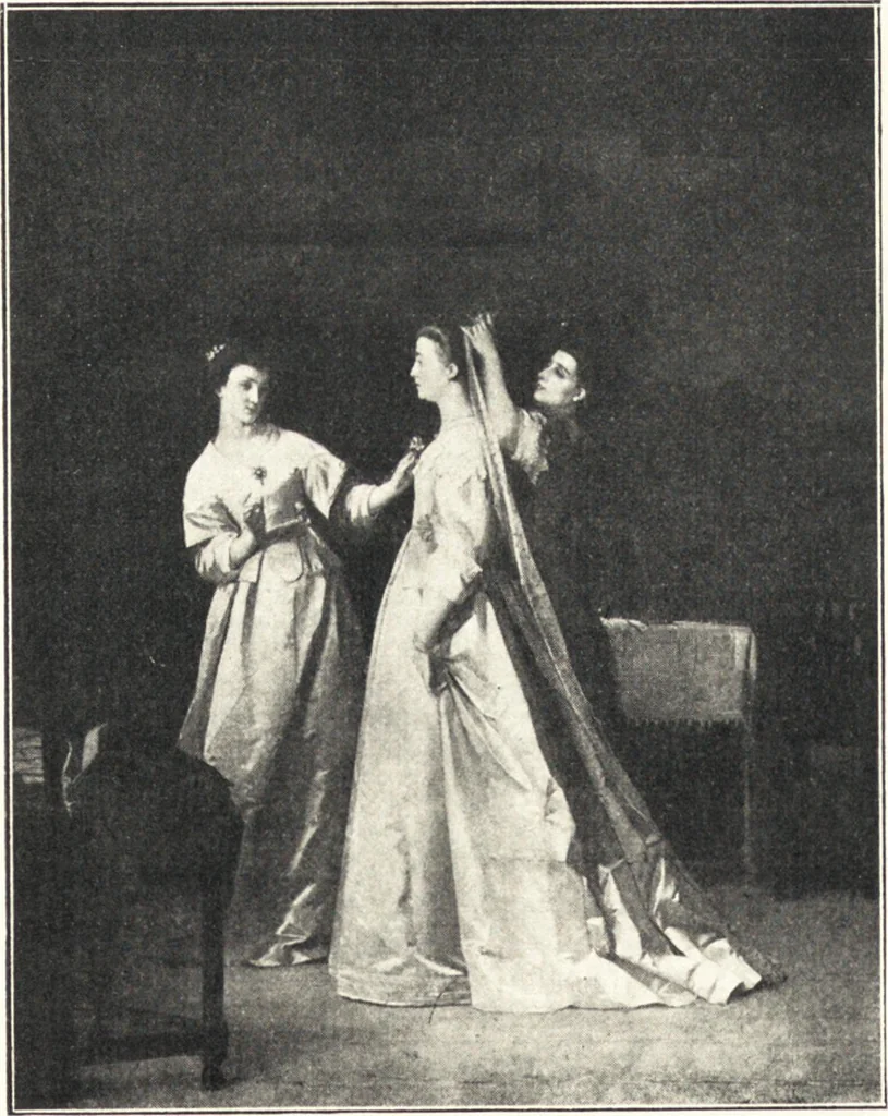 An illustration from Belgische Kunst des 19. Jahrhunderts, 1906, leaf 121