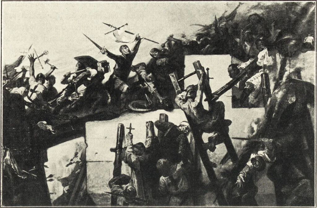 An illustration from Belgische Kunst des 19. Jahrhunderts, 1906, leaf 122